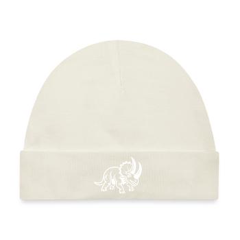 Triceratops - Baby Premium Organic Mütze - Naturweiß - Vorne