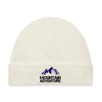 Mountain Adventure - Baby Premium Organic Mütze - Naturweiß - Vorne