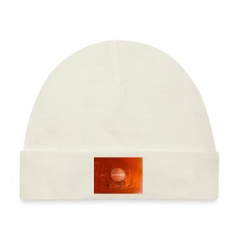 ewichkult gallery logo - Baby Premium Organic Mütze - Naturweiß - Vorne