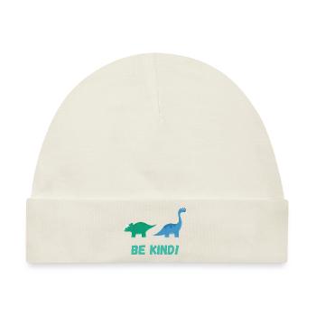 "Dino-Zauberwelt – Abenteuer in der Urzeit" - Baby Premium Organic Mütze - Naturweiß - Vorne