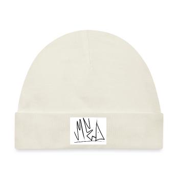 Graffiti - Baby Premium Organic Mütze - Naturweiß - Vorne