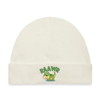 Baby Dino - Baby Premium Organic Mütze - Naturweiß - Vorne