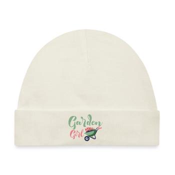 Garden Girl Botanical Gardening - Baby Premium Organic Mütze - Naturweiß - Vorne