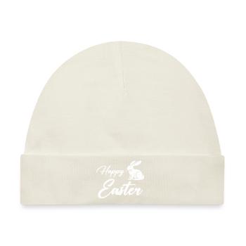 hase happy easter - Baby Premium Organic Mütze - Naturweiß - Vorne
