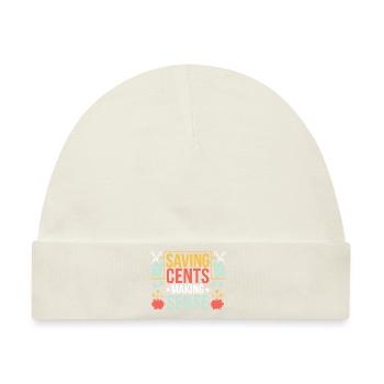 Cent sparen Making Sense Couponer Shopper Sparen - Baby Premium Organic Mütze - Naturweiß - Vorne