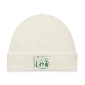Feminismus Spruch Geschenk Vintage Emanzipation - Baby Premium Organic Mütze - Naturweiß - Vorne