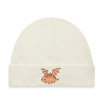 Stegosaurus - Baby Premium Organic Mütze - Naturweiß - Vorne