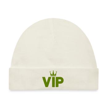 vip - Baby Premium Organic Mütze - Naturweiß - Vorne