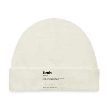 Denis - Baby Premium Organic Mütze - Naturweiß - Vorne