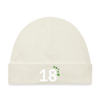 18 - Baby Premium Organic Mütze - Naturweiß - Vorne