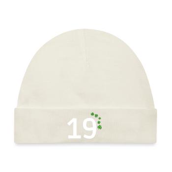 19 - Baby Premium Organic Mütze - Naturweiß - Vorne