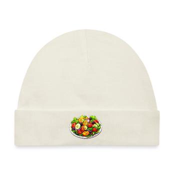 Salat - Baby Premium Organic Mütze - Naturweiß - Vorne