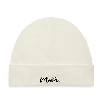 Muttertags-Mama - Geschenk zum Frauentag - Baby Premium Organic Mütze - Naturweiß - Vorne