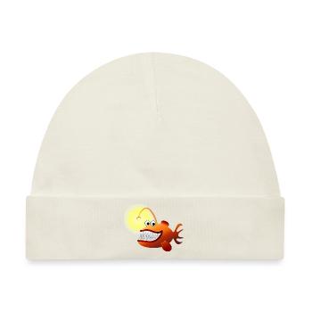 Tiefsee-Anglerfisch - Baby Premium Organic Mütze - Naturweiß - Vorne