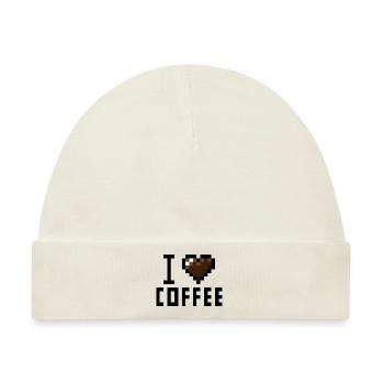 Coffee - Baby Premium Organic Mütze - Naturweiß - Vorne