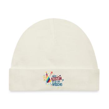 Mein Kostüm Wäsche - Baby Premium Organic Mütze - Naturweiß - Vorne