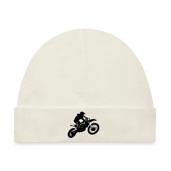 Fliegende Enduro - Baby Premium Organic Mütze - Naturweiß - Vorne