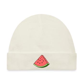 watermelon summer - Baby Premium Organic Mütze - Naturweiß - Vorne
