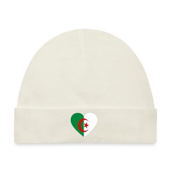 Love Liebe geschenk algeria algerien - Baby Premium Organic Mütze - Naturweiß - Vorne