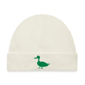 duck - Baby Premium Organic Mütze - Naturweiß - Vorne