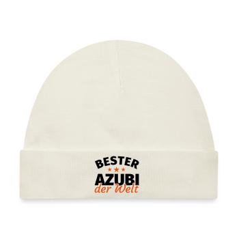 Azubi - Baby Premium Organic Mütze - Naturweiß - Vorne