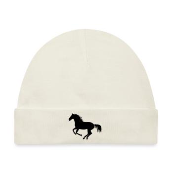 Wild Horse - Baby Premium Organic Mütze - Naturweiß - Vorne
