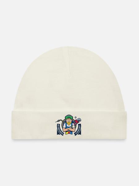 Element 3logo4000 - Baby Premium Organic Mütze - Naturweiß