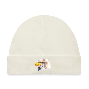Weißkopfseeadler Seeadler American Eagle Adler - Baby Premium Organic Mütze - Naturweiß - Vorne