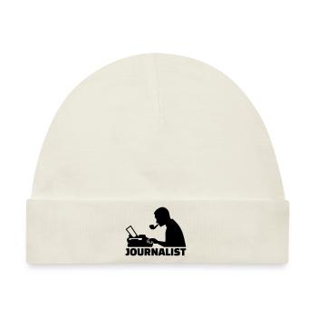 Journalist - Baby Premium Organic Mütze - Naturweiß - Vorne