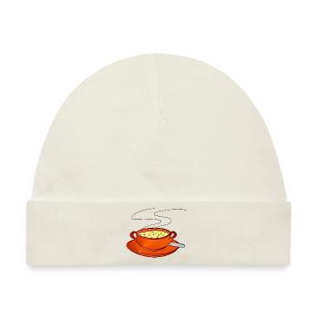 Suppe - Baby Premium Organic Mütze - Naturweiß - Vorne
