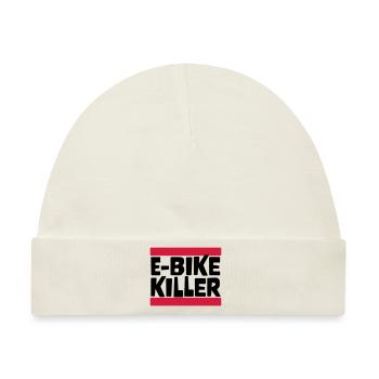 E BIKE KILLER - Baby Premium Organic Mütze - Naturweiß - Vorne