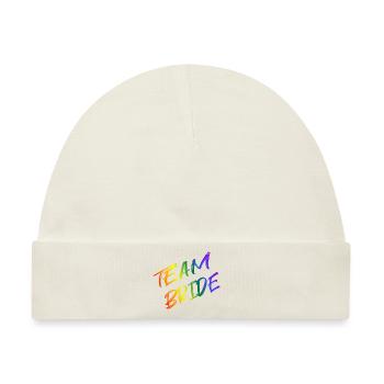 Team Bride - Baby Premium Organic Mütze - Naturweiß - Vorne
