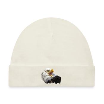 Weißkopfseeadler - Baby Premium Organic Mütze - Naturweiß - Vorne