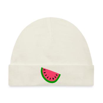 Melone - Baby Premium Organic Mütze - Naturweiß - Vorne