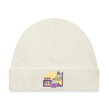 Wissenschaftliches Experiment in der Schule. - Baby Premium Organic Mütze - Naturweiß - Vorne