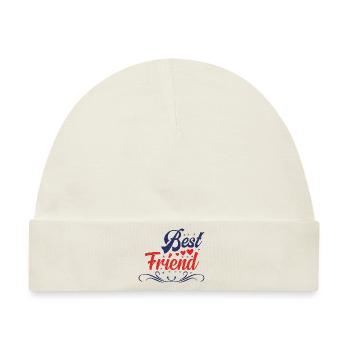 Bester Freund - Baby Premium Organic Mütze - Naturweiß - Vorne