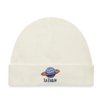 Saturn - Baby Premium Organic Mütze - Naturweiß - Vorne
