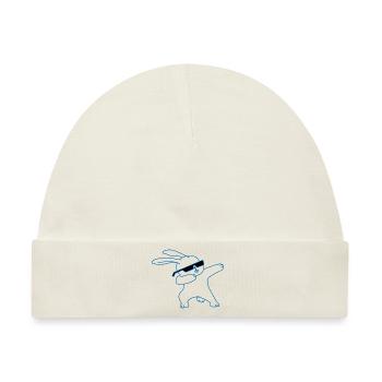 Ostern Karnickel Geschenk Osterhase Hase Frühling - Baby Premium Organic Mütze - Naturweiß - Vorne