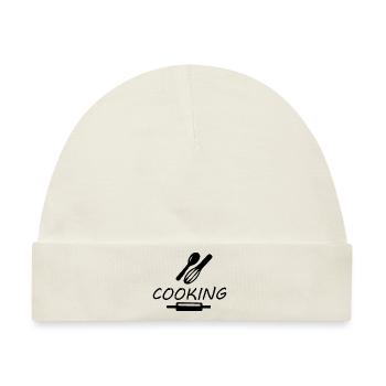 Kochen backen Kitchen - Baby Premium Organic Mütze - Naturweiß - Vorne