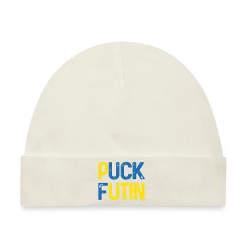Puck Futin - Baby Premium Organic Mütze - Naturweiß - Vorne