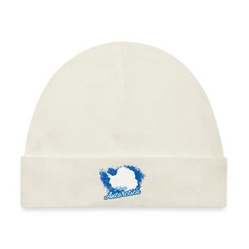 Ich liebe die Antarktis - Baby Premium Organic Mütze - Naturweiß - Vorne