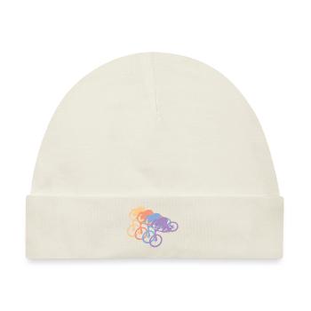 Biker - Baby Premium Organic Mütze - Naturweiß - Vorne