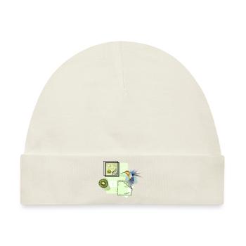 Grüne aesthetic Bilder Shirts Hoodies etc mild - Baby Premium Organic Mütze - Naturweiß - Vorne