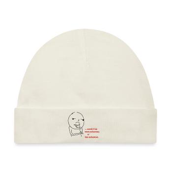 Giftig - Baby Premium Organic Mütze - Naturweiß - Vorne