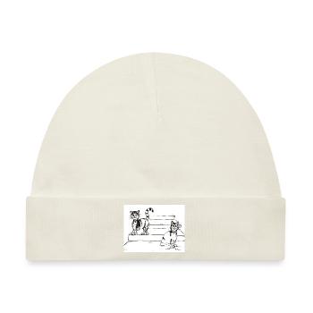 Katzenfreunde - Baby Premium Organic Mütze - Naturweiß - Vorne