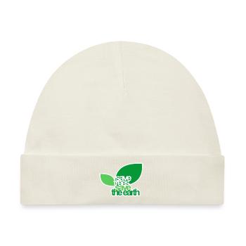 BÄUME RETTEN - Baby Premium Organic Mütze - Naturweiß - Vorne