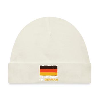 Ich bin nicht böse, ich bin deutsch verzweifeltes - Baby Premium Organic Mütze - Naturweiß - Vorne