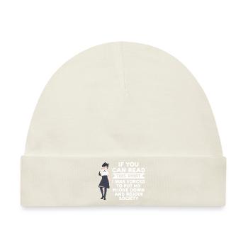 Anime merch Anime Anime Merchandise Geschenk - Baby Premium Organic Mütze - Naturweiß - Vorne