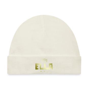 Ella - Baby Premium Organic Mütze - Naturweiß - Vorne