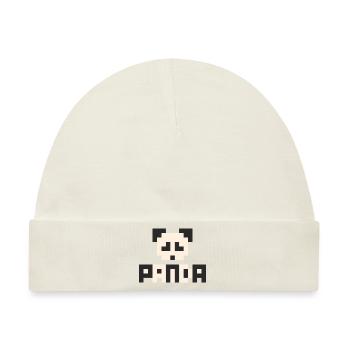 8bit panda - Baby Premium Organic Mütze - Naturweiß - Vorne